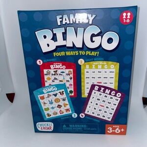 Buffalo Games Family Bingo Set 4 Ways To Play New Sealed Get Together Fun Nights